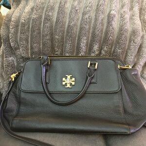 💥TORY BURCH💥Black Satchel with Gold Accents
